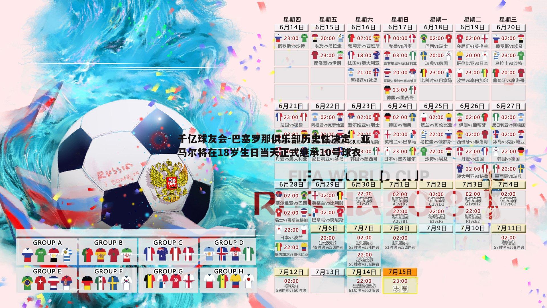 巴塞罗那俱乐部历史性决定,亚马尔将在18岁生日当天正式继承10号球衣